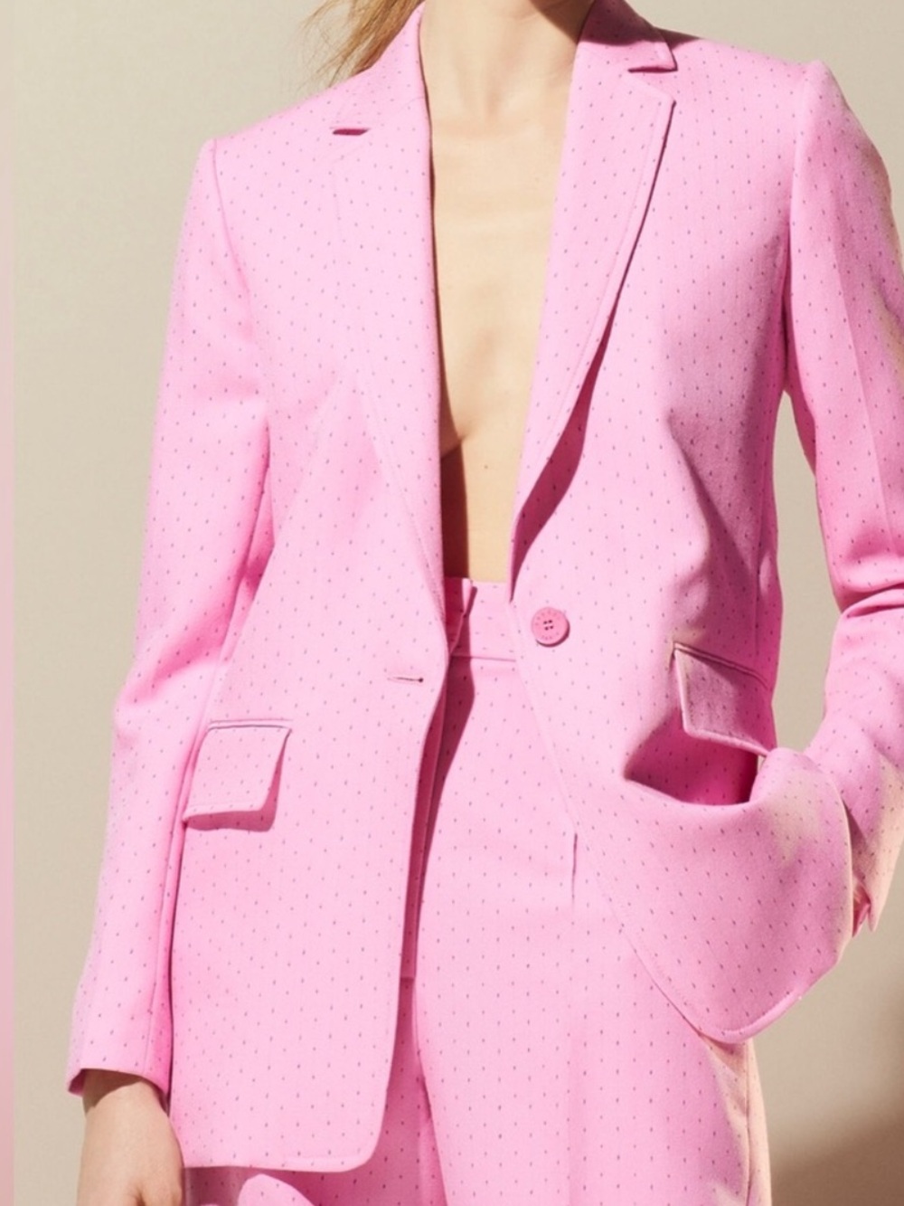 Sandro Blazer and High-Waist Trousers!